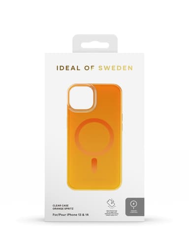 Clear Case MagSafe iPhone 13/14 Orange Spritz