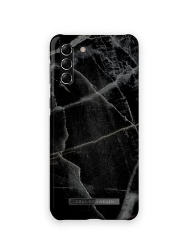 Printed Case Galaxy S21Plus Black Thunder Marble