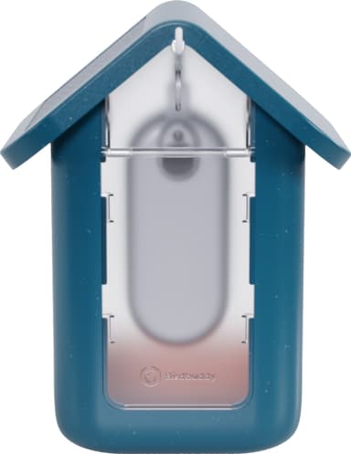 Bird Buddy solcellsdriven fågelmatare med kamera (blå)