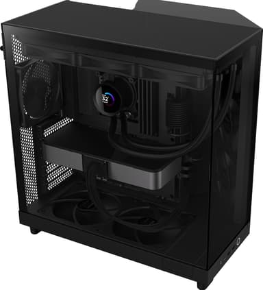 NZXT H6 Flow 2024 PC chassi (svart)