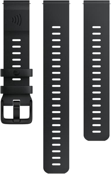 Polar Payment klockarmband 20 mm S-L (svart)