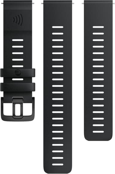Polar Payment klockarmband 22 mm S-L (svart)