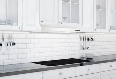 Thermex Underbyggd Köksfläkt Stripe 30 (vit 60cm)
