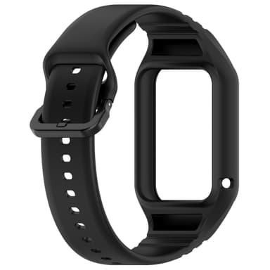 Silikon integrerat klockband för Xiaomi Mi Band 8 Pro Svart
