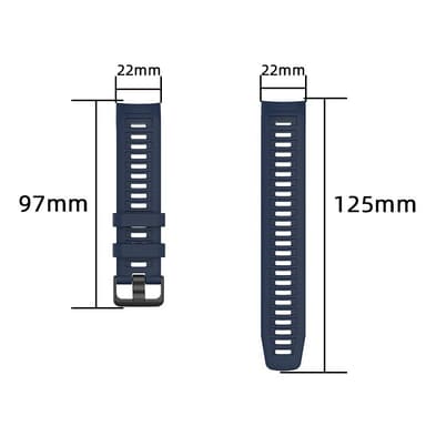 Garmin Instinct 2 Silikon Klockarmband Svart