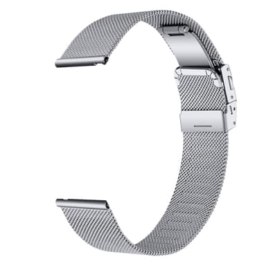 22mm Klockarmband i Rostfritt stål för Samsung/Huawei Silver