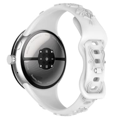 Silikonarmband för Google Pixel Watch 2 Vit