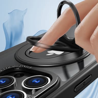 Magnetiskt Skyddsfodral med Stativ för IPhone Svart  iPhone 15