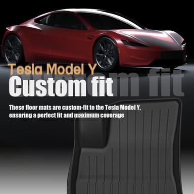 Golvmattor och bagagerumsmattor för Tesla Model Y