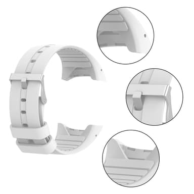 Klockarmband Vit S
