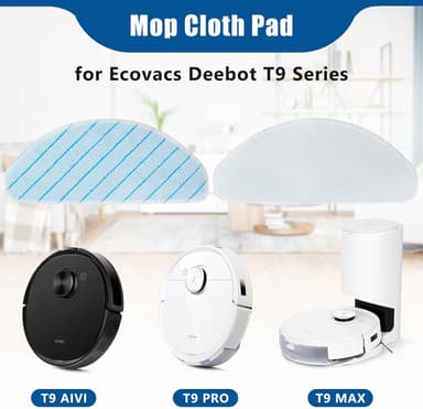 Moppduk för Ecovacs Deebot OZMO 920, 950, T5, T8 AIVI Max Blå