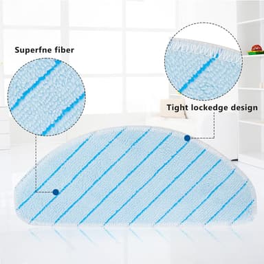 Moppduk för Ecovacs Deebot OZMO 920, 950, T5, T8 AIVI Max Blå