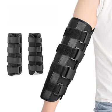 Andningsbart Armbågsskydd med Fast Skena M