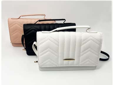 Crossbody-väska med singelaxel för kvinnor Svart