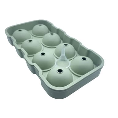 8-Sfärig Isbollsform 2-pack gräs färg