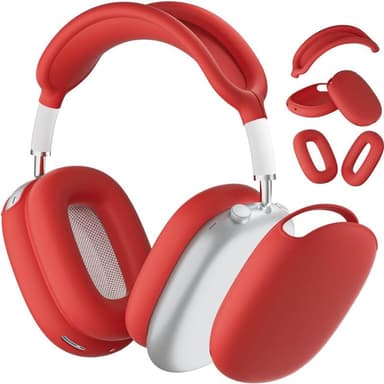 Silikonfodral för AirPods Max hörlurar - Red