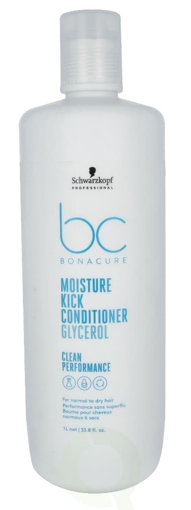 Schwarzkopf Bonacure Hyaluronic Moisture Kick Conditioner 1000 ml For Normal To Dry Hair