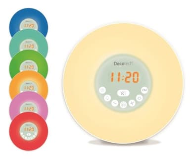 Lexibook Decotech® Sunrise färgväckarklocka (RL998)