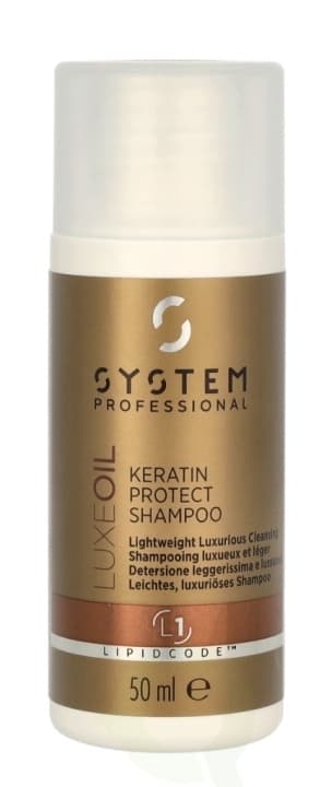 Wella System P. - Lipid Code - Luxe Oil Shampoo L1 50 ml Keratin Protect
