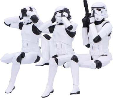 Nemesis Now Three Wise Sitting actionfigur (Stormtroopers)