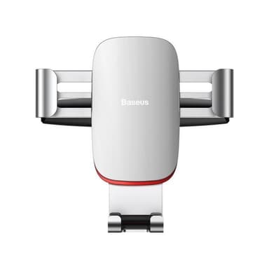 Baseus Metal Age Gravity - Bilhållare för Smartphones, Silver