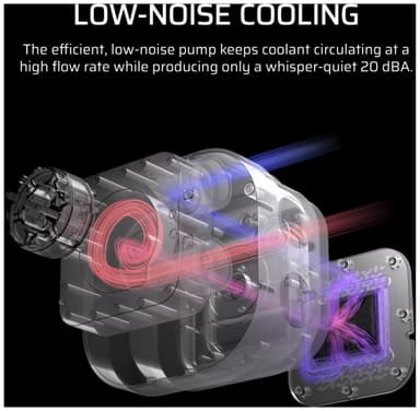 Corsair Nautilus 240mm RS ARGB CPU vattenkylare (svart)