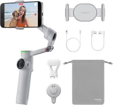 Insta360 Flow 2 Pro Gimbal Stabiliseringspaket Creator Grå