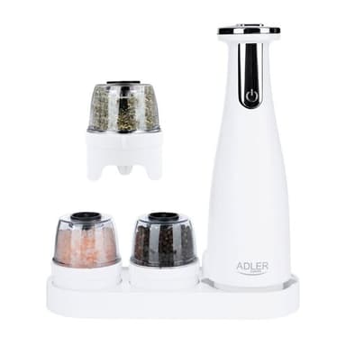 Adler Salt & pepparkvarn - Vit