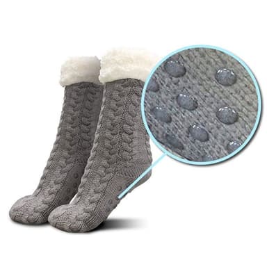 Orange Donkey Cozy Slipper One Size Socks - Halkfria sockor