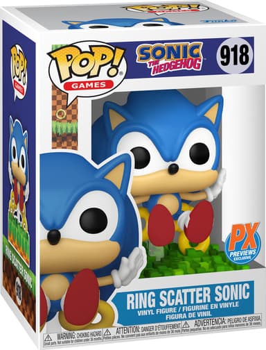 Funko Pop! Vinyl Exclusive Sonic The Hedgehog Ring Scatter figur