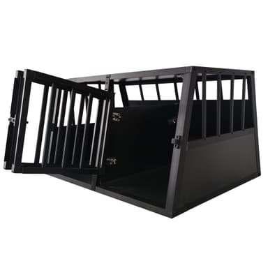Trekker Hundbur L 89x69x50cm, Svart