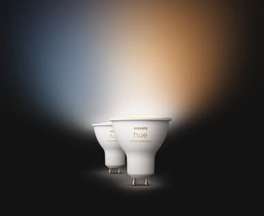 Philips Hue LED-lampa GU10 4,2W (2-pack)