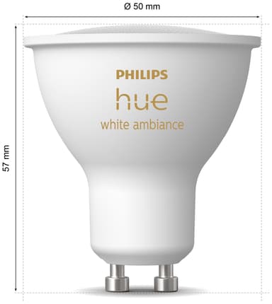 Philips Hue LED-lampa GU10 4,2W