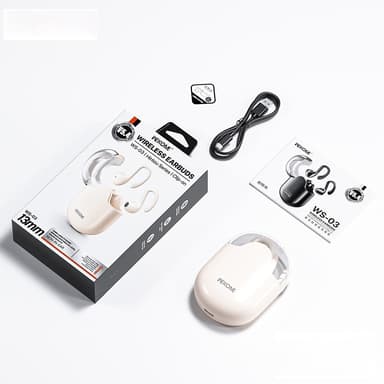 WEKOME Bluetooth Headset Semi-in-Ear Trådlösa hörlurar - Svart