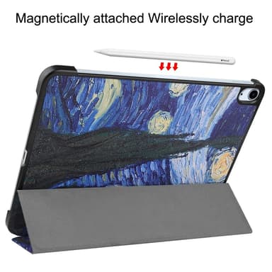 Till iPad Air 11 (2024) Slim fit tri-fold fodral - Painting