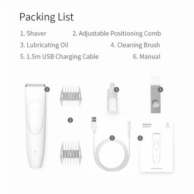 XIAOMI Pawbby Elektrisk Rakapparat Trimmer För Husdjur Hund