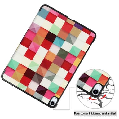 Till iPad Air 11 (2024) Slim fit tri-fold fodral - Triangle Grid