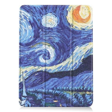 Till iPad Air 11 (2024) Slim fit tri-fold fodral - Painting
