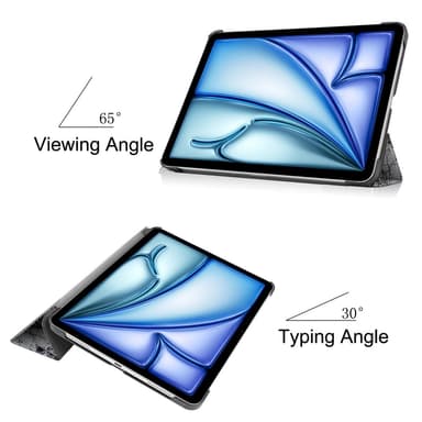Till iPad Air 11 (2024) Slim fit tri-fold fodral - Tower