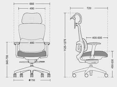 Zen 1000 Soft kontorsstol