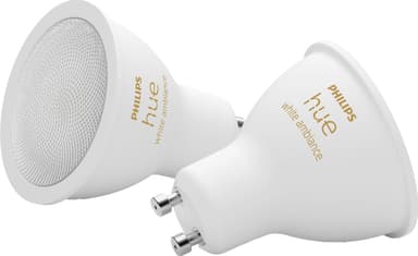 Philips Hue LED-lampa GU10 4,2W (2-pack)