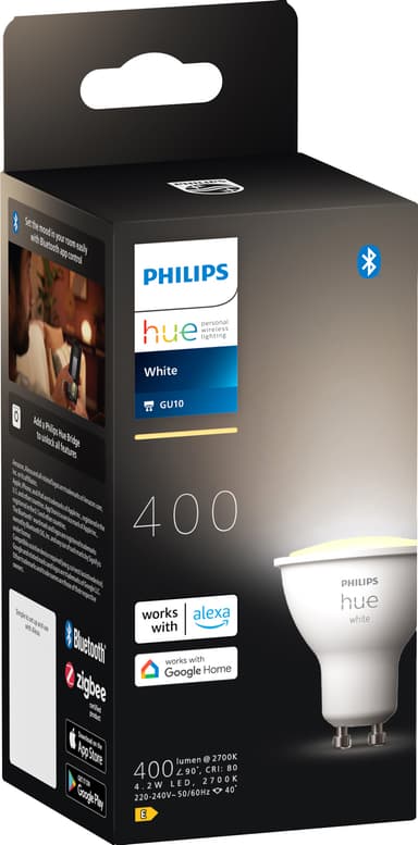 Philips Hue LED-lampa GU10 4,2W