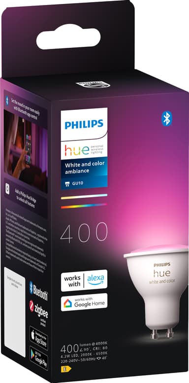 Philips Hue LED-lampa GU10 4,2W