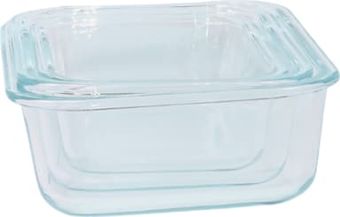 FoodEcoBox 3-pack fyrkantiga vakuum matlådor VCJ-14GS