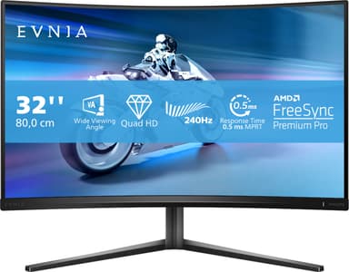 Philips Evnia 31.5" 32M2C5500W välvd bildskärm gaming