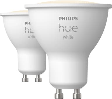 Philips Hue LED-lampa GU10 4,2W (2-pack)
