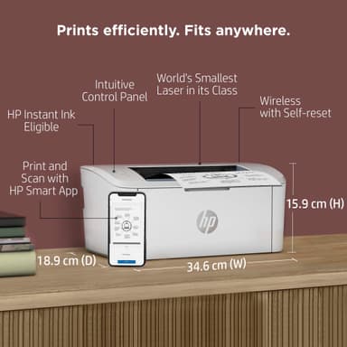 HP LaserJet M110w mono laserskrivare
