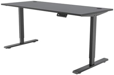 Piranha E-Base 140 höj- och sänkbart skrivbord (svart)