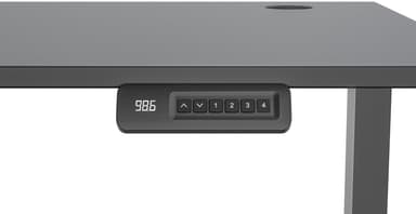 Piranha E-Base 140 höj- och sänkbart skrivbord (svart)