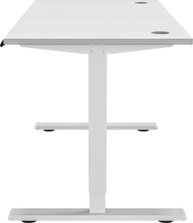Piranha E-Base 120 höj- och sänkbart skrivbord (vit)